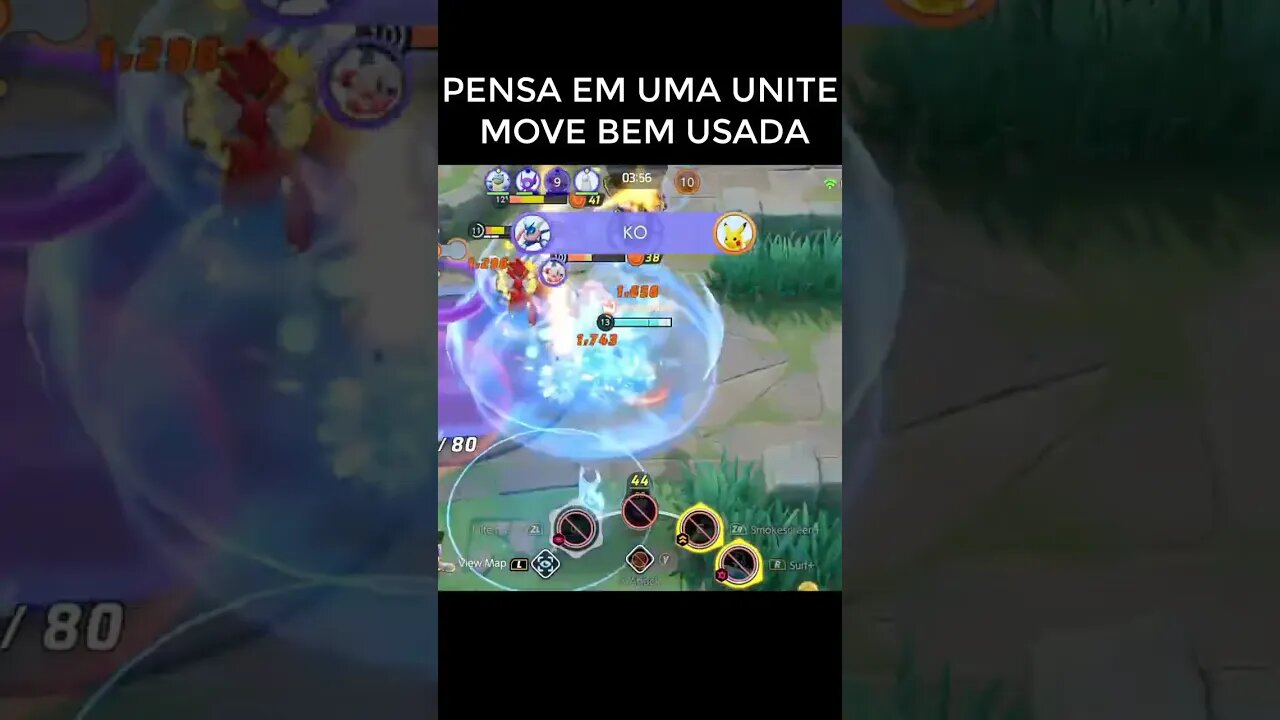 A MELHOR UNITE MOVE QUE EU JÁ VI POKÉMON UNITE #shorts