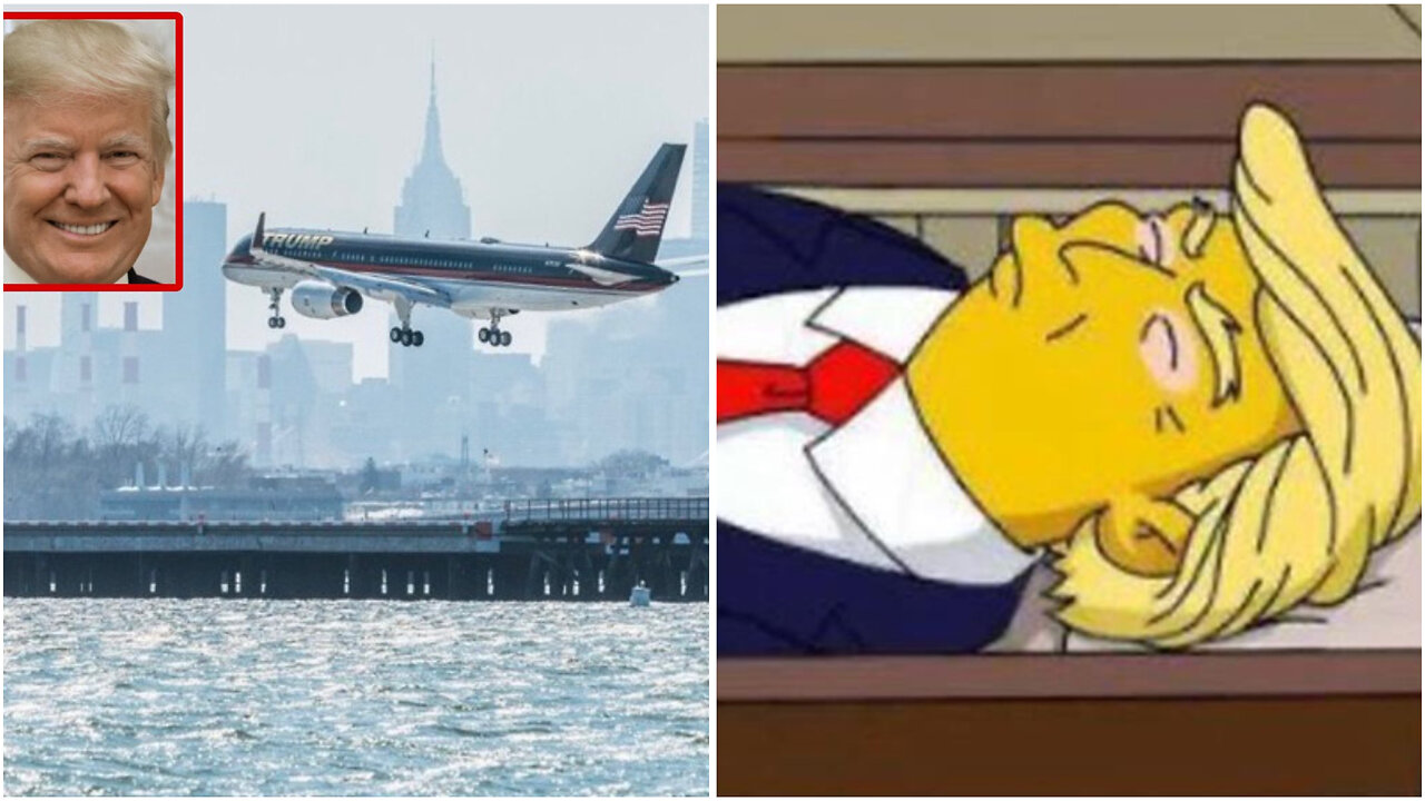 DONALD TRUMPS PLANE MAKES EMERGENCY LANDING🛩️🇺🇸👹