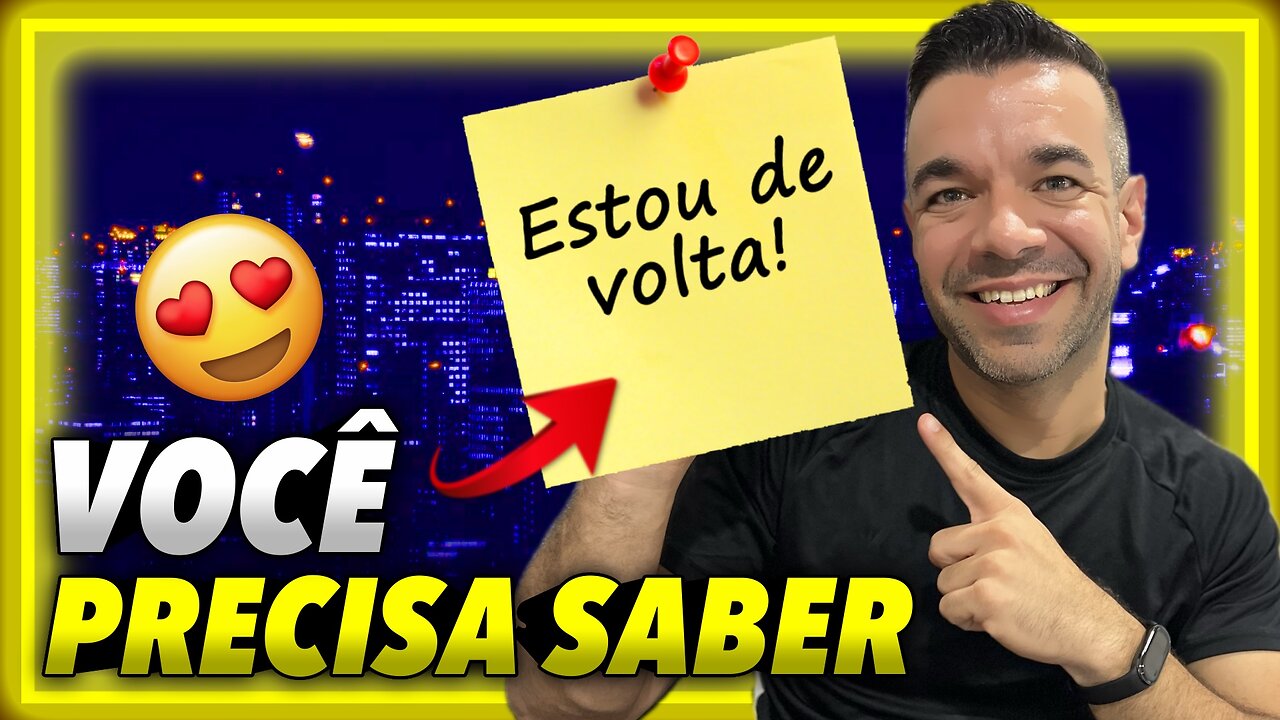 Estou de volta! Canal Diego Ganoli, de notícias comentadas, está de volta!