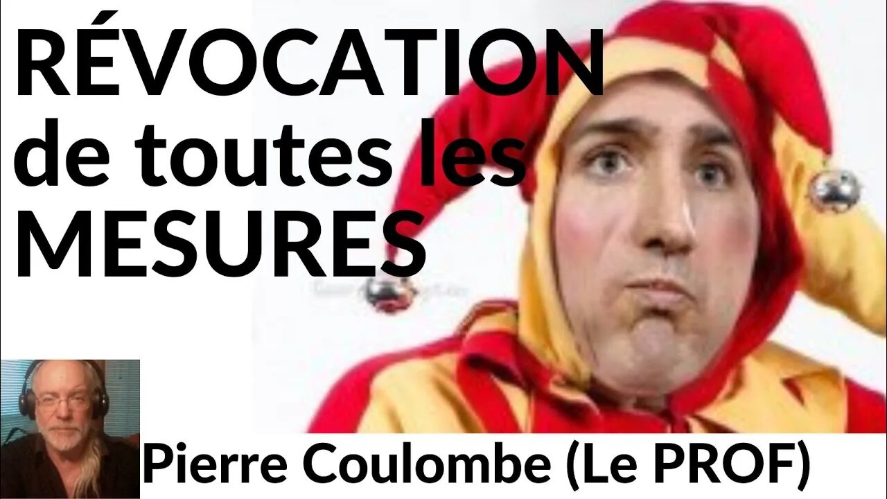 RÉVOCATION de toutes les MESURES #convoipourlaliberté