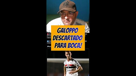 Giuliano Galoppo descartado para Boca!