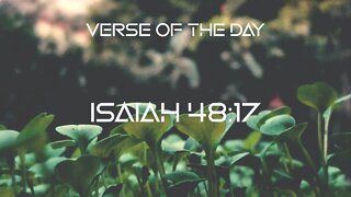 September 4, 2022 - Isaiah 48:17 // Verse of The Day