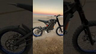 Sur Ron X with Sand Paddle Tire 🤯 #shorts