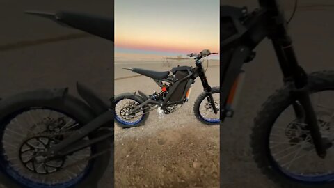 Sur Ron X with Sand Paddle Tire 🤯 #shorts
