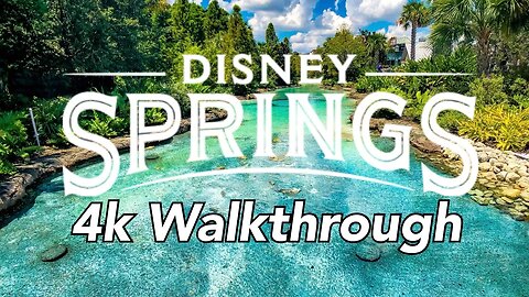 [4k] Disney Springs Steadycam Walkthrough