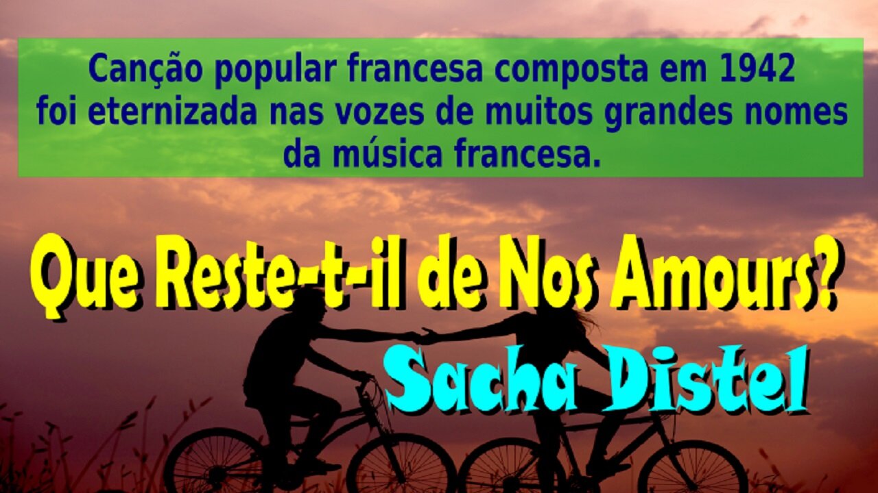170 – QUE RESTE-T-IL DE NOS AMOURS – SACHA DISTEL