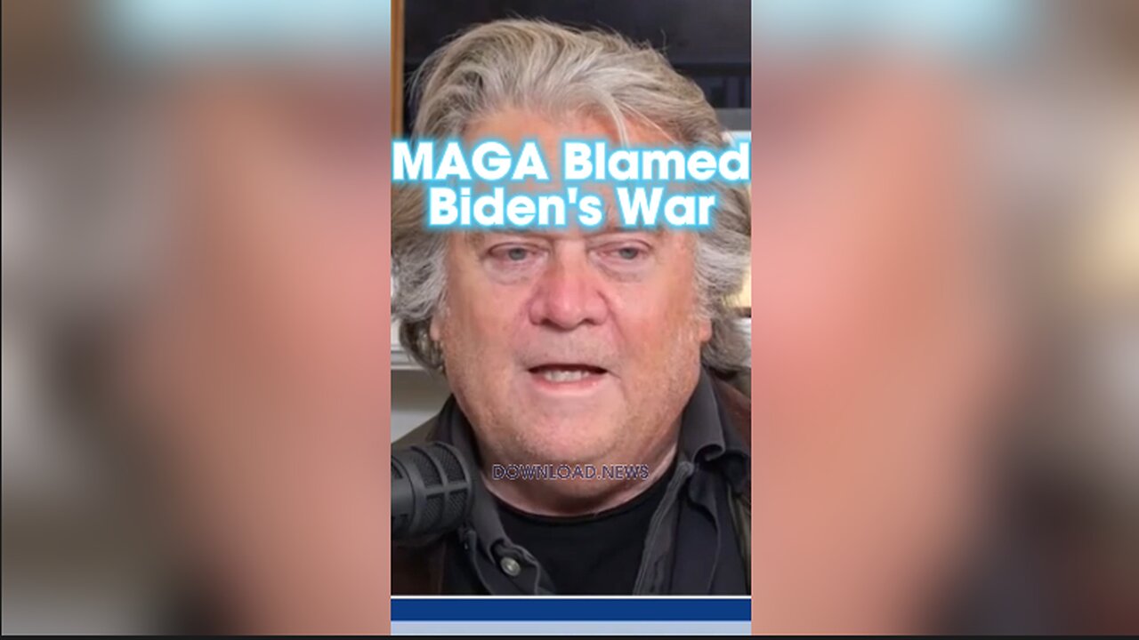Steve Bannon: The Mockingbird Media is Blaming MAGA For Biden's Ukraine War - 2/19/24