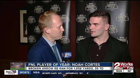 Noah Cortes named Friday Night Live Player of the Year