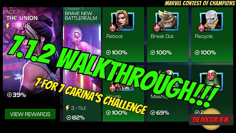 7.1.2 Act 7 Completion for 7 For 7 Carinas Challenge MCOC