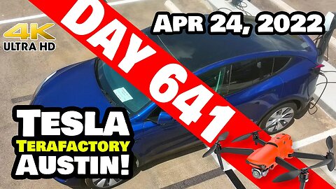 SECRET MODEL Y TESTING AT GIGA TEXAS! - Tesla Gigafactory Austin 4K Day 641 - 4/24/22 - Tesla Texas