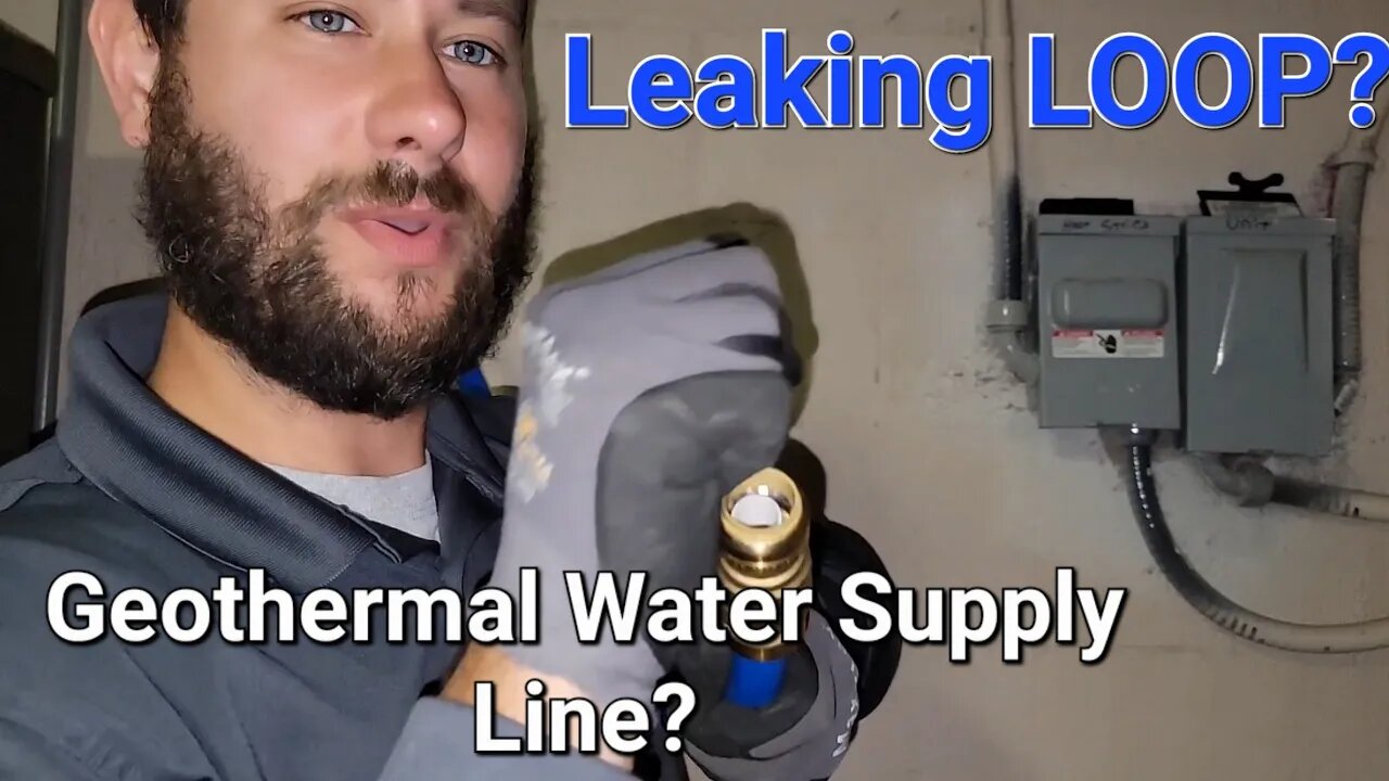 Geothermal Water Supply Line Install #geothermal #waterline #hvac