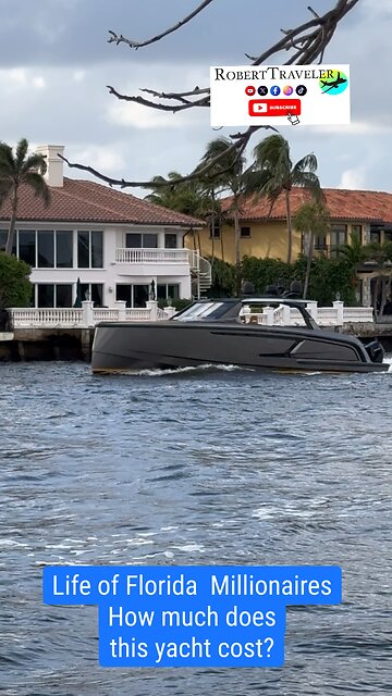 Life of Florida Millionaires What do you think, how much does this yacht cost?