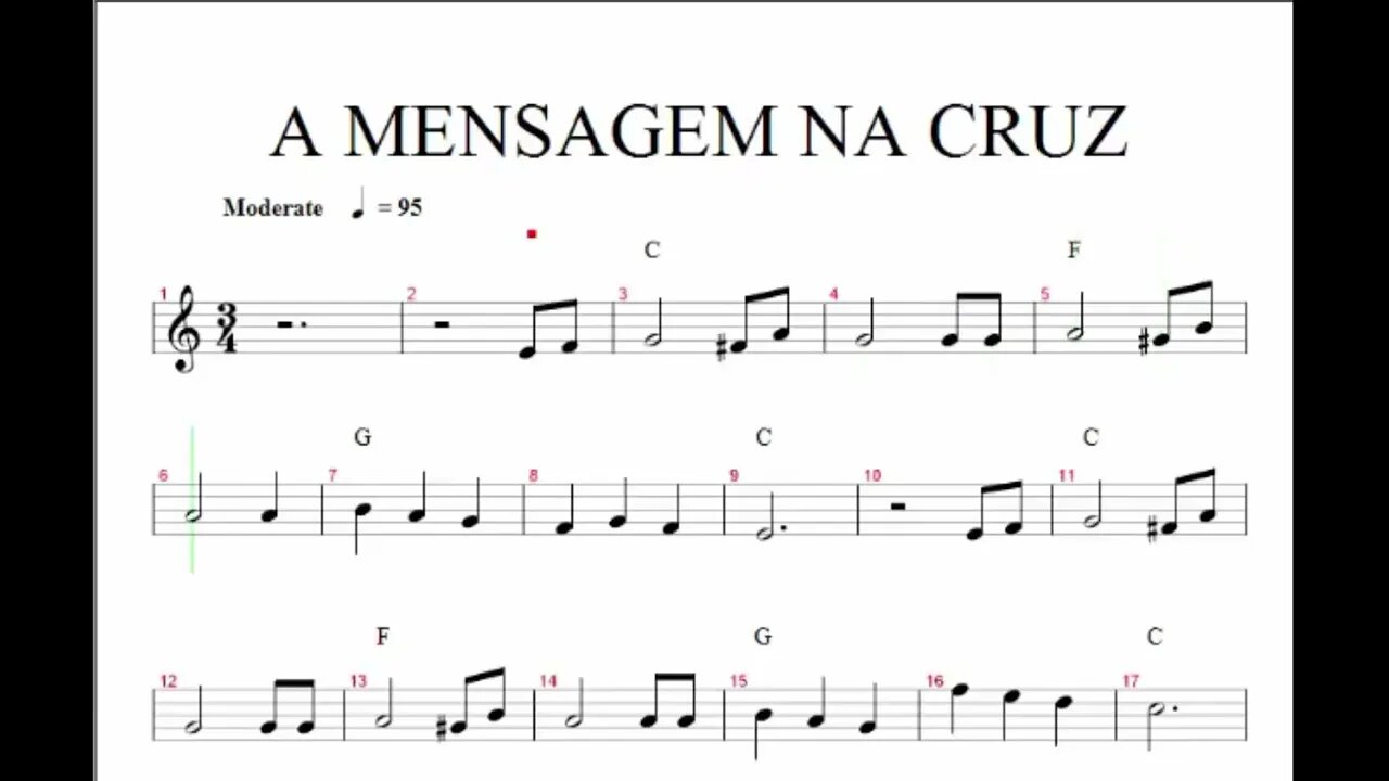 A MENSAGEM NA CRUZ .. tablatura solo prof. Jaime Toledo
