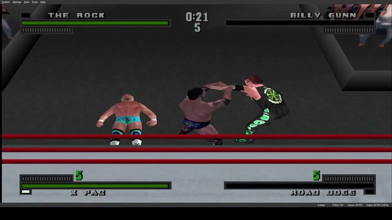 wwf attitude ps1: short match #13