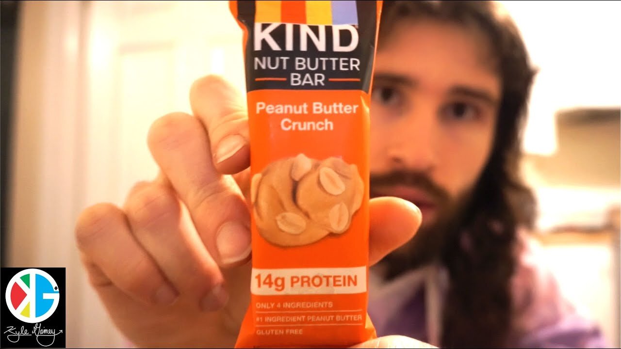 KIND Peanut Butter Crunch Nut Butter Bar Taste Test Nutrition Facts & Ingredient Break Down