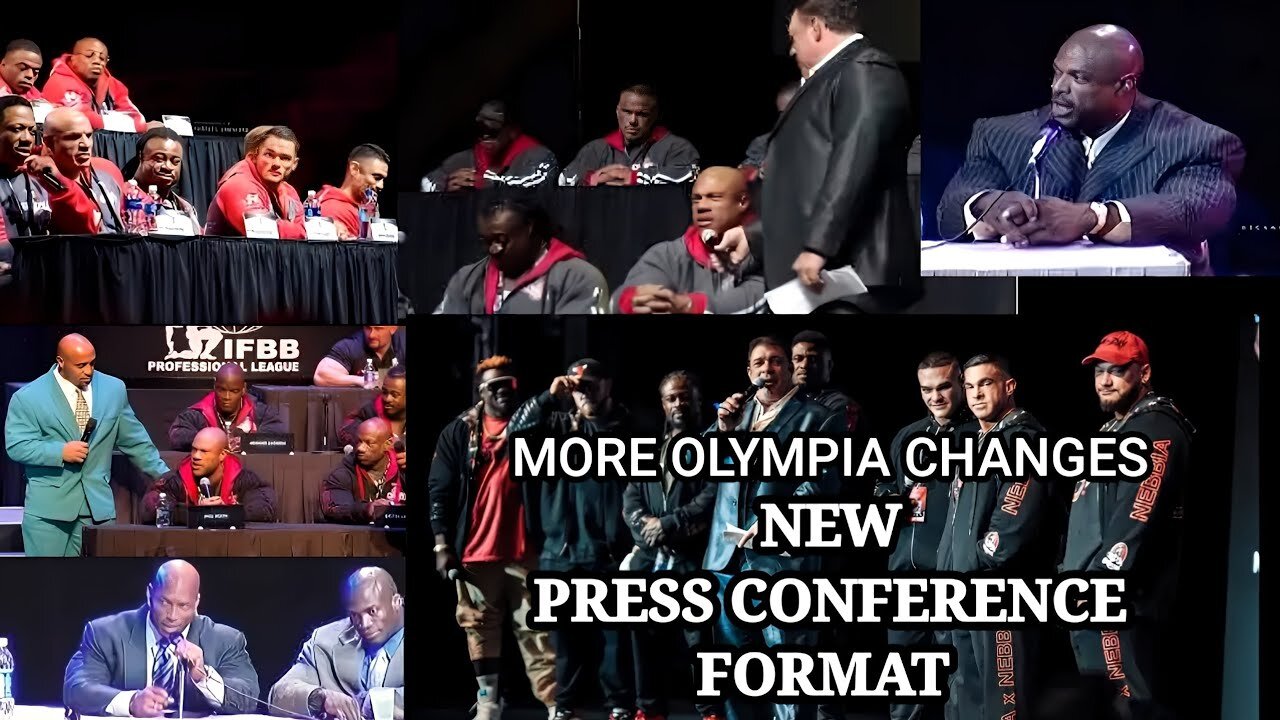 MORE OLYMPIA CHANGES: NEW PRESS CONFERENCE FORMAT