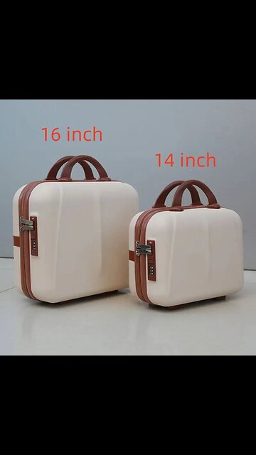 Portable Travel Hand Luggage Cosmetic Case With Password