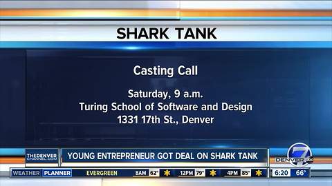 Young entrepreneur got deal on Shark Tank