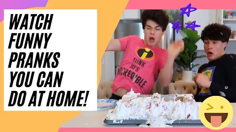 BEST FUNNY PRANKS TO DO AT HOME!!