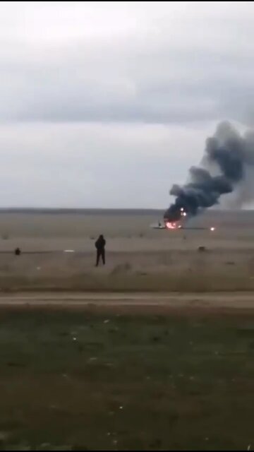 #Russian plane shot down over #Nikolaev, pilot captured.