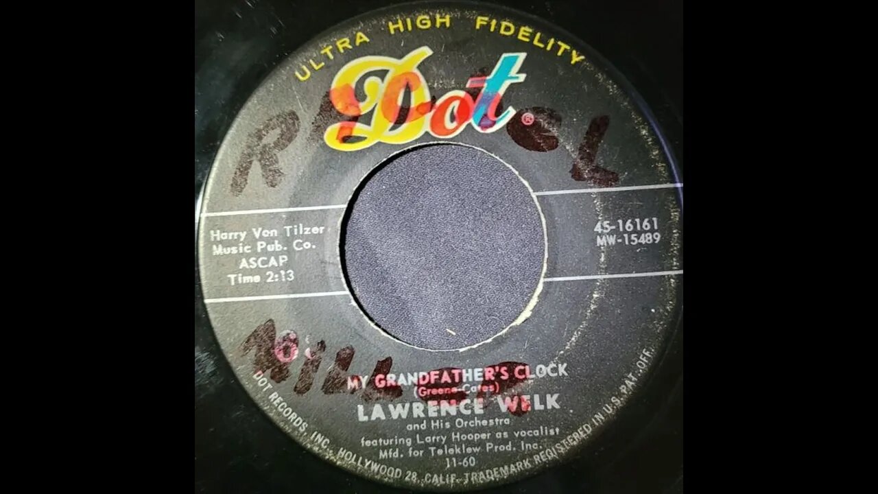 Lawrence Welk and His Orchestra, Larry Hooper - My Grandfather's Clock