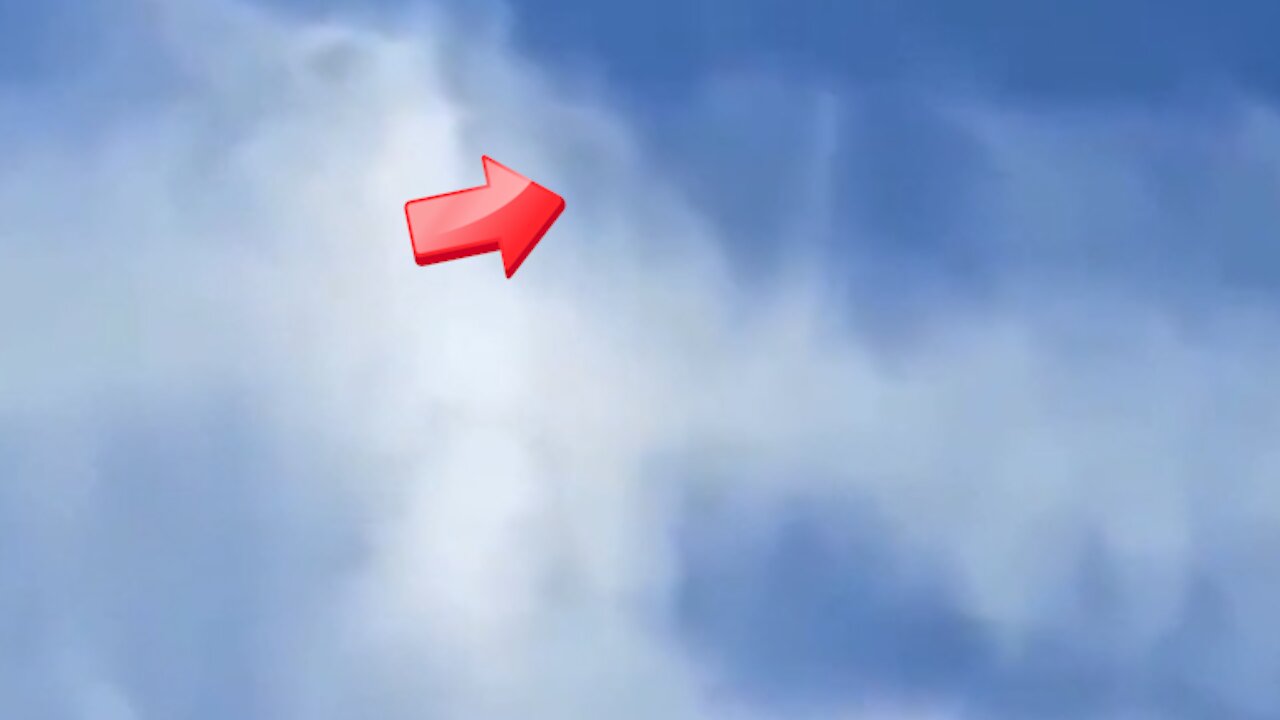 I see something like spatial waves in the cloudy sky above [Mysterious]