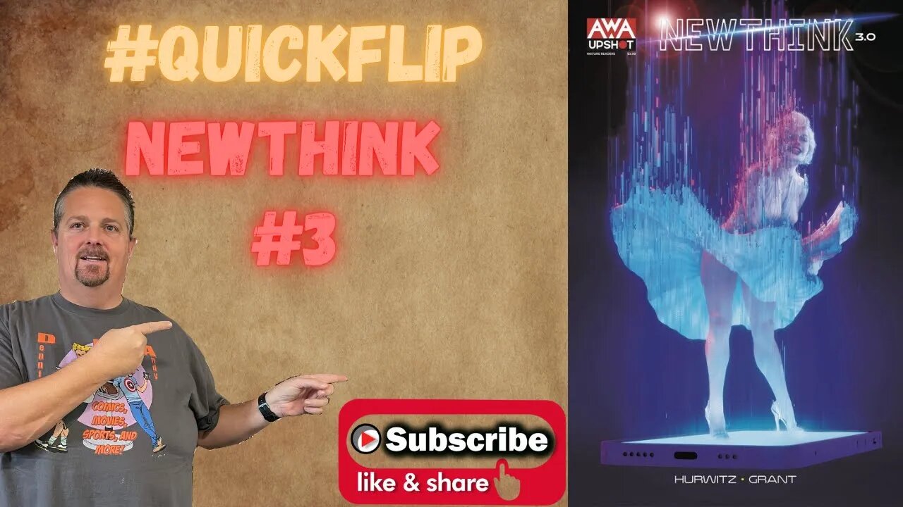 NewThink #3 Artists Writers & Artisans Inc #QuickFlip Comic Book Review Gregg Hurwitz,Grant #shorts