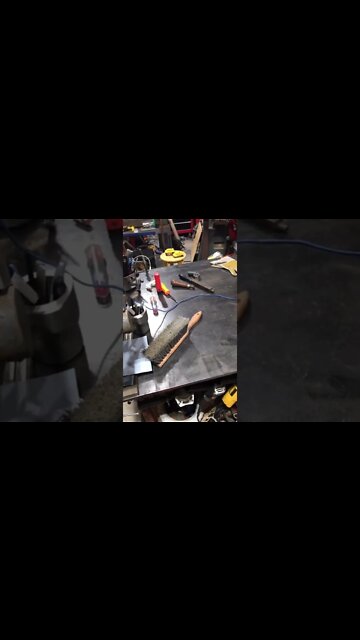 Clean Welding Table - #shorts