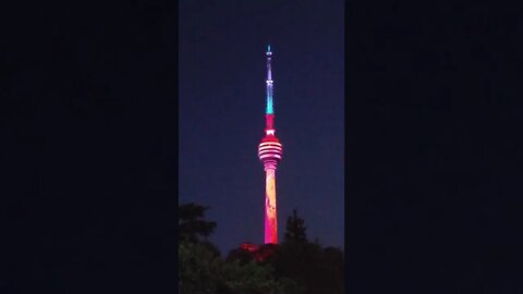 Tortoise Mountain TV Tower in Wuhan, China