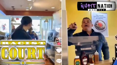 Merril Lynch Advisor FIRED & Arrested After "Racist" Attack in Smoothie Shop | Racist Court