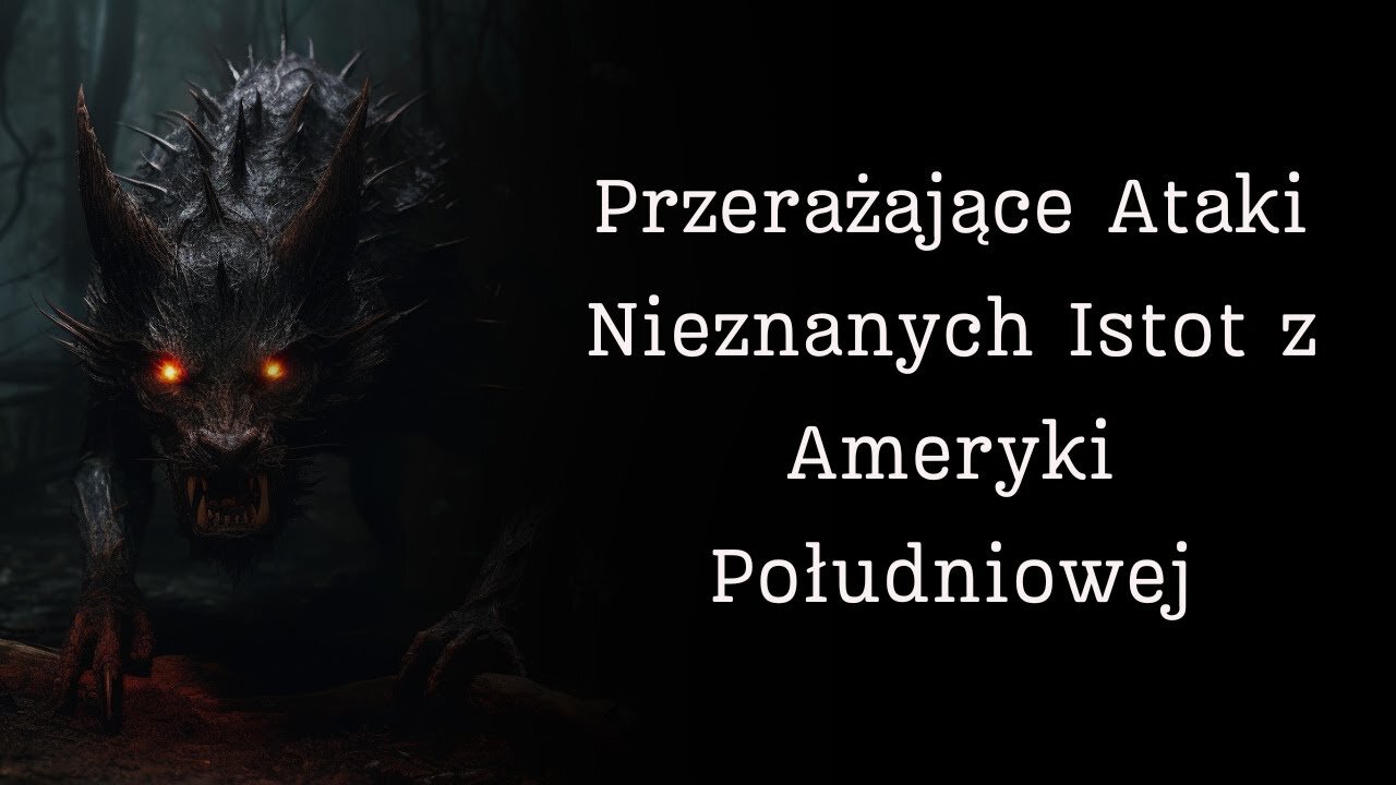 Przerażające i Brutalne Ataki Nieznanych Istot Na Ludzi w Ameryce Południowej i Środkowej