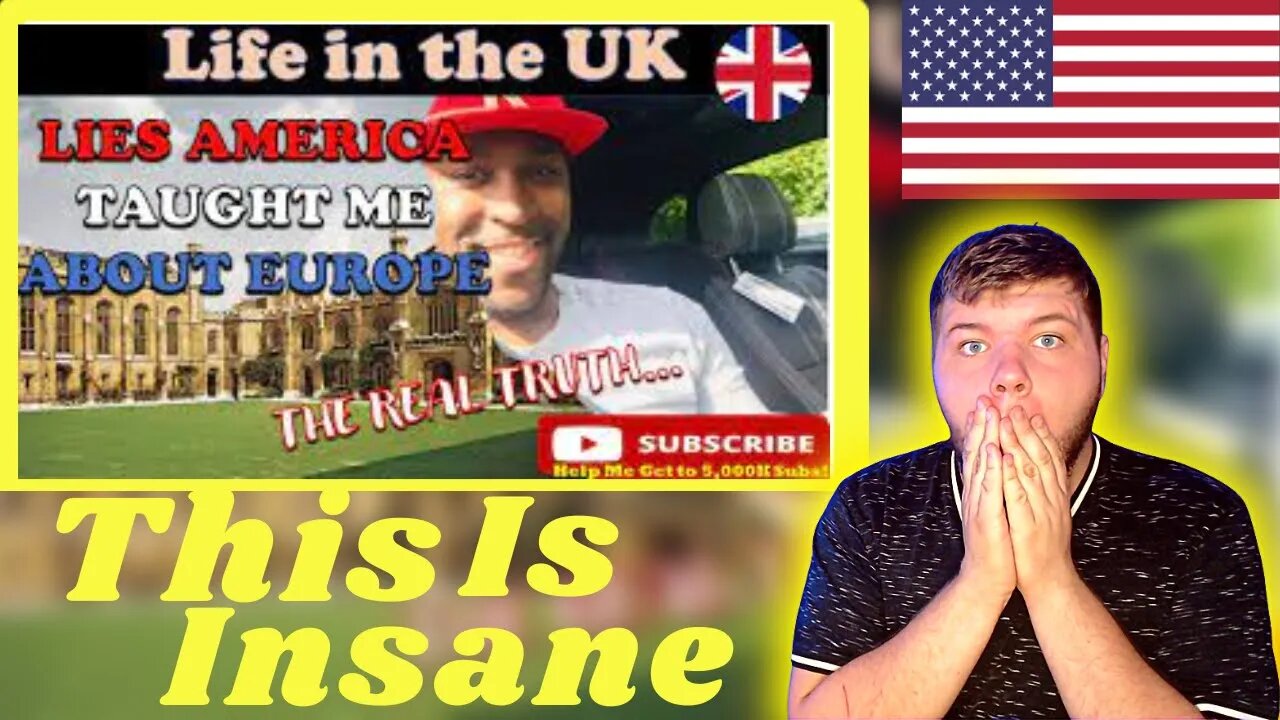 Americans First Time Seeing | 6 LIES America Told Me about Europe || Life in the UK