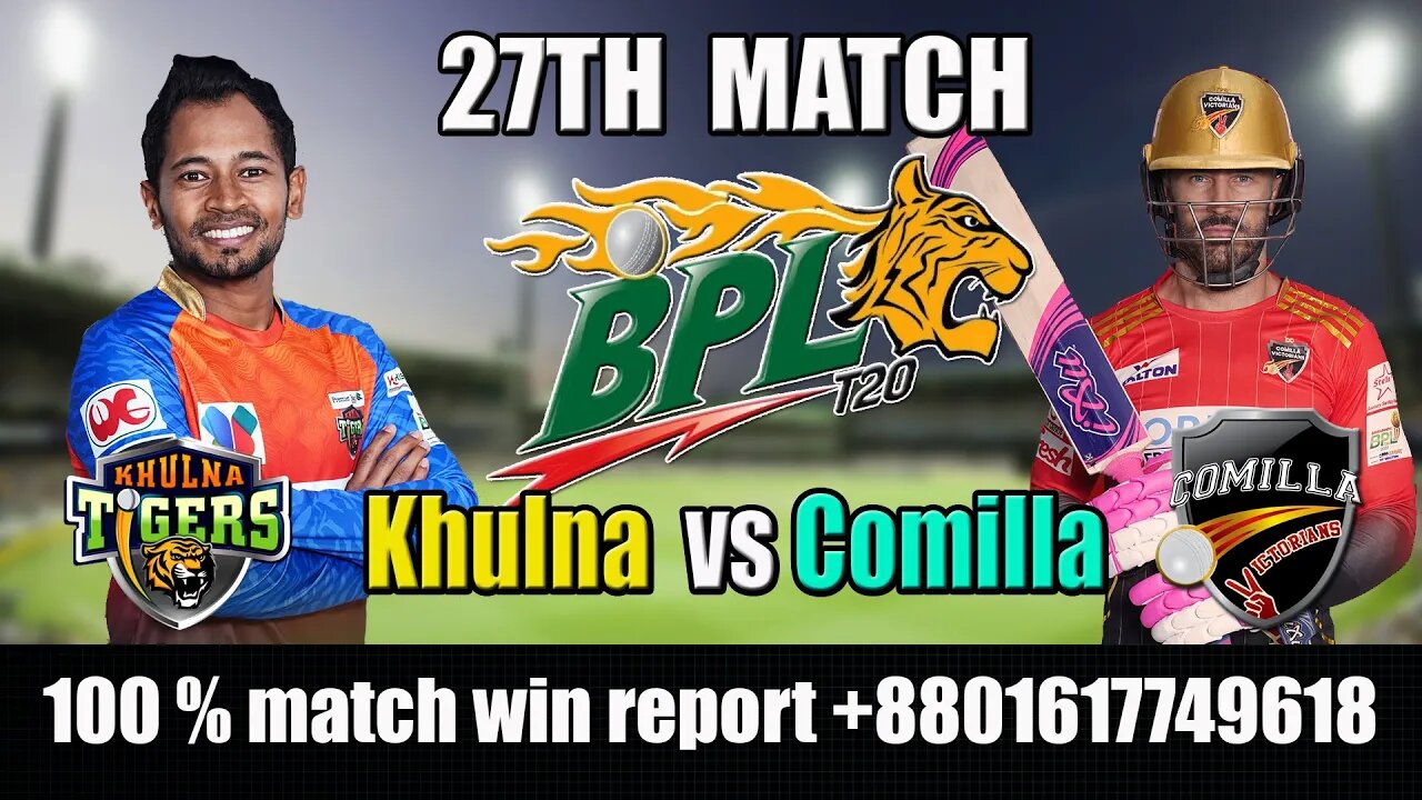 BPL 2022 LIVE , bpl 2022 live streaming , Comilla Victorians vs Khulna Tigers Live