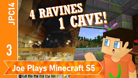 BEST CAVE EVER! | Joe Plays Minecraft S5 #3