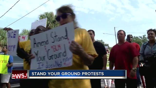 Stand your ground protest