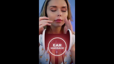 soothing ear massage (full video going up in less than an hour on my channel) #asmr #shorts