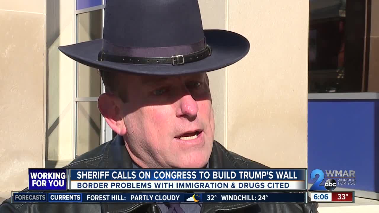 Sheriff calls on congress to build Trump's wall