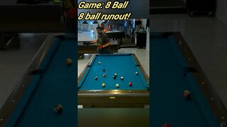 8 Ball runout! #8ballpool #shorts