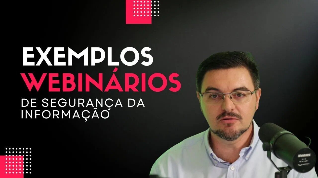 Exemplos que você pode aprender em webinários