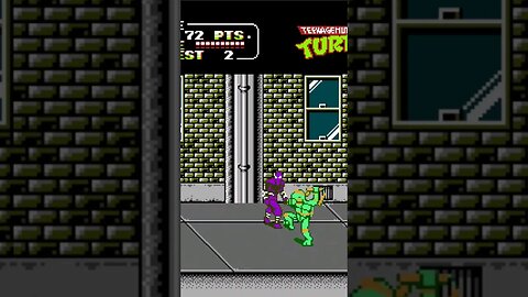 teenage mutante ninja turtles 2 #youtubeshorts #videogame #gaming #game #gamer #dreamcast #nes