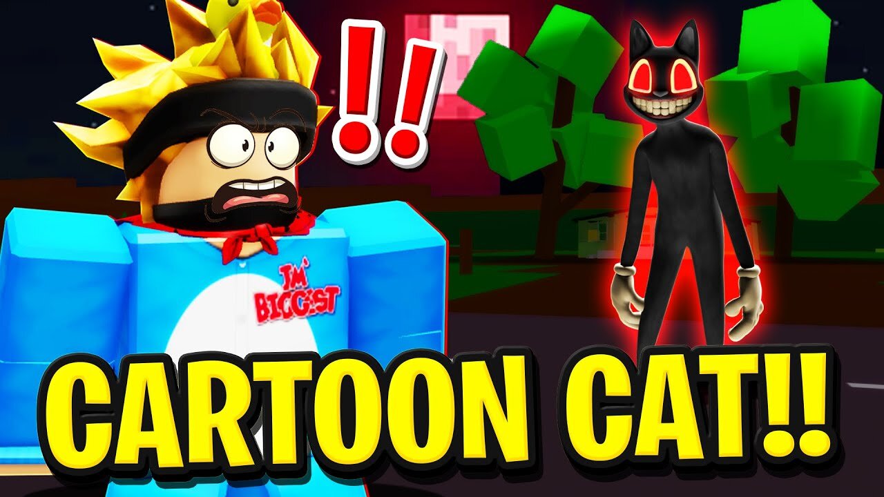 We Summoned CARTOON CAT in Roblox BROOKHAVEN RP!! (Story)