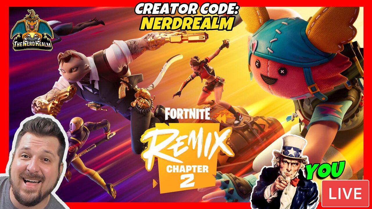 Fortnite Chapter 2 Remix w/ YOU! Creator Code: NERDREALM