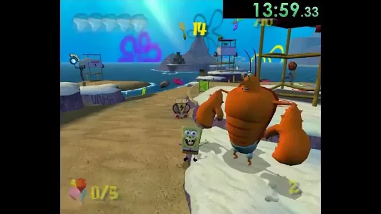 16 &&& Let's Speedrun SpongeBob SquarePants Battle For Bikini Bottom