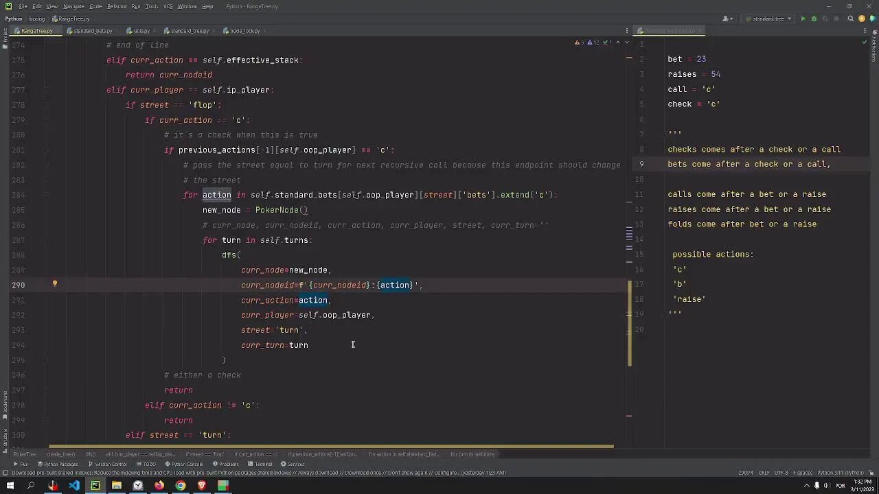 Building Poker tool with Python | part 17