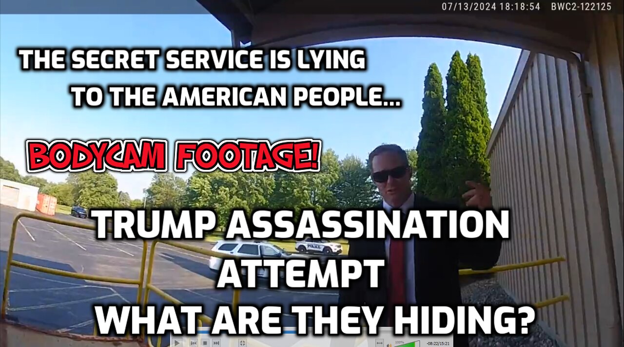 Body cam Footage of Trump Assassination Attempt Obtained by @JudicialWatch !