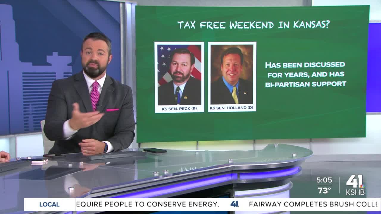 State senator says Kansas could see tax-free weekend in 2024