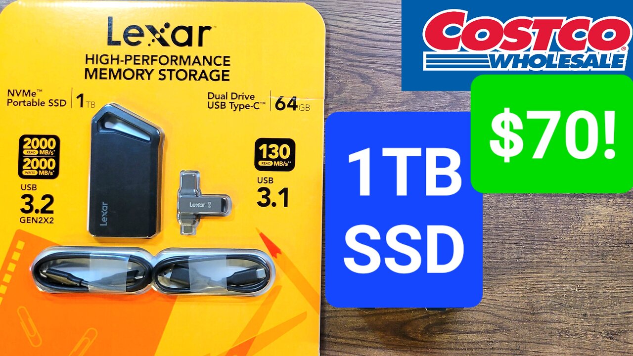 Costco LEXAR SSD 1 TB- Better than Sandisk?