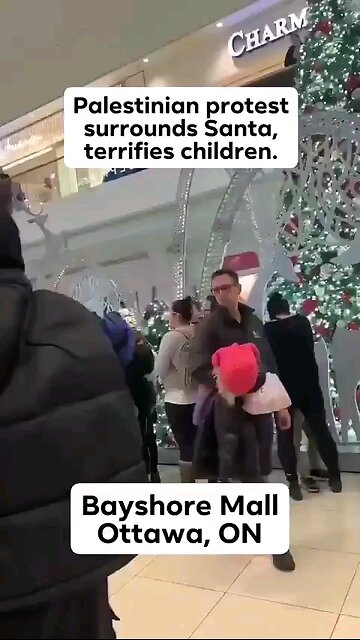 At an mall in Ottawa, Ontario. I think they're yelling "Pasta, pasta"?