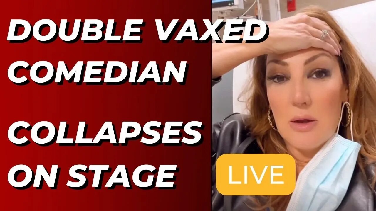 Double Vaxed Comedian Faints LIVE on Stage