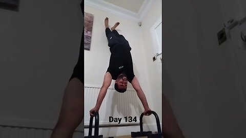 Day 134 - Learning How To Do Handstand Push Ups